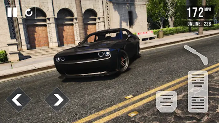 Muscle Dodge Drift Simulator android App screenshot 2